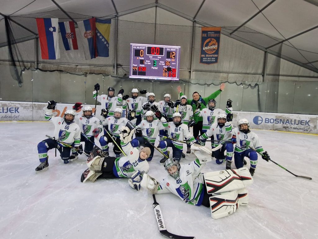 Momčad U13 nezaustavljiva: KHL Sisak slavio s uvjerljivih 12:0 u Sarajevu!